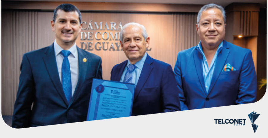 TELCONET LATAM RECIBE RECONOCIMIENTO DE LA CÁMARA DE COMERCIO DE GUAYAQUIL POR TRES DÉCADAS DE COMPROMISO EMPRESARIAL
